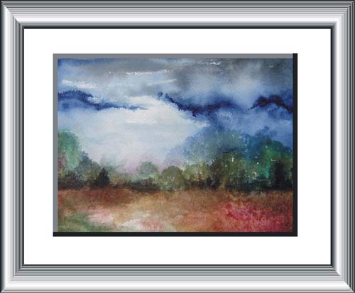 Watercolour landscape painting by Canadian Artist - Ann Hamilton